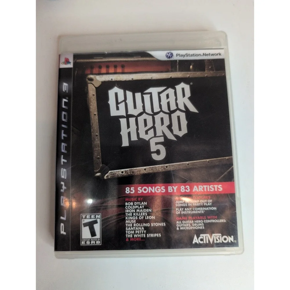 Guitar Hero 5 (Sony PlayStation 3 PS3, 2009)